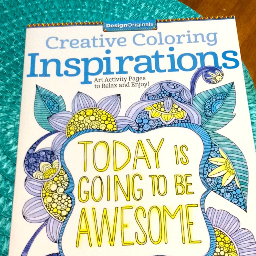 Classic Creative Coloring Inspirations Book.  Cool